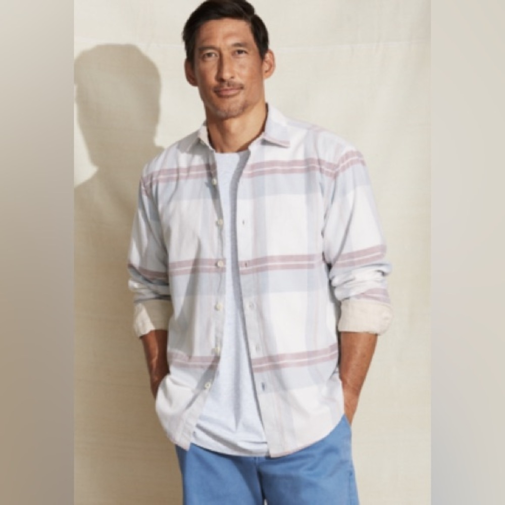 Tommy Bahama Coastline Corduroy Kendwa Button Down LS Shirt Mens Size Medium